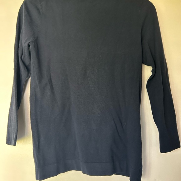 Theory 3 quarter sleeve top, navy - Picture 3 of 3